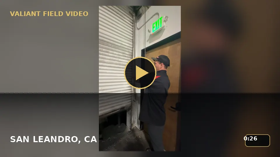 Commercial Garage Door Inspection in San Leandro, CA video poster