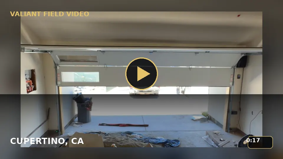 Installed Sectional Garage Door in Cupertino, CA video poster