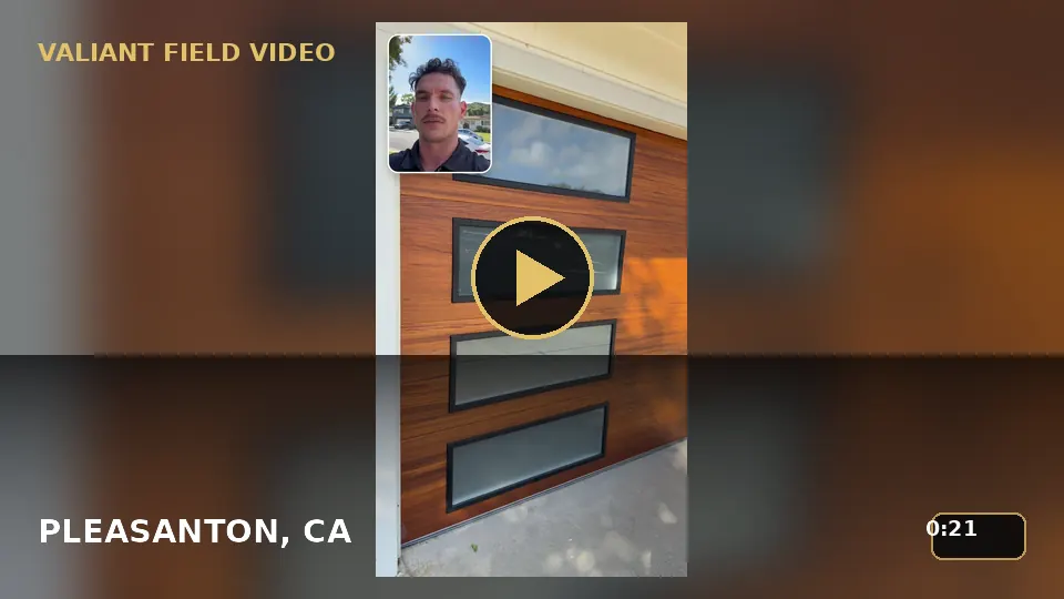 Carriage-Style Garage Door Inspection in Pleasanton, CA video poster