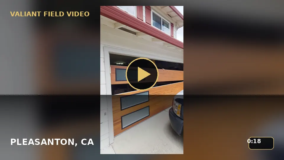 Garage Door Opening and Exterior Inspection in Pleasanton, CA video poster