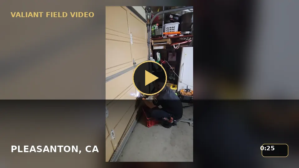 Garage Door Panel Repair Work in Pleasanton, CA video poster