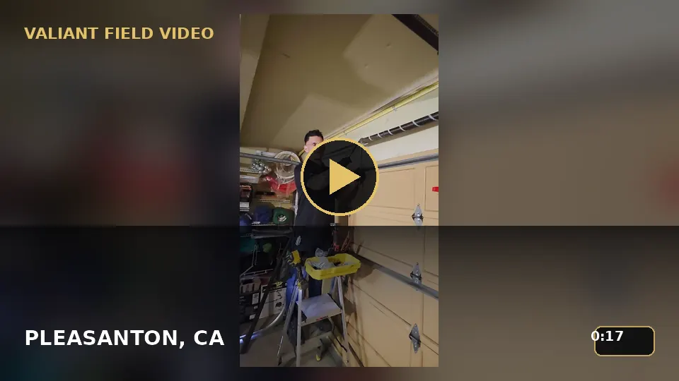Garage Door Repair Walk-Through in Pleasanton, CA video poster