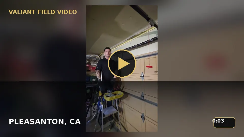 Garage Door Repair Assessment in Pleasanton, CA video poster