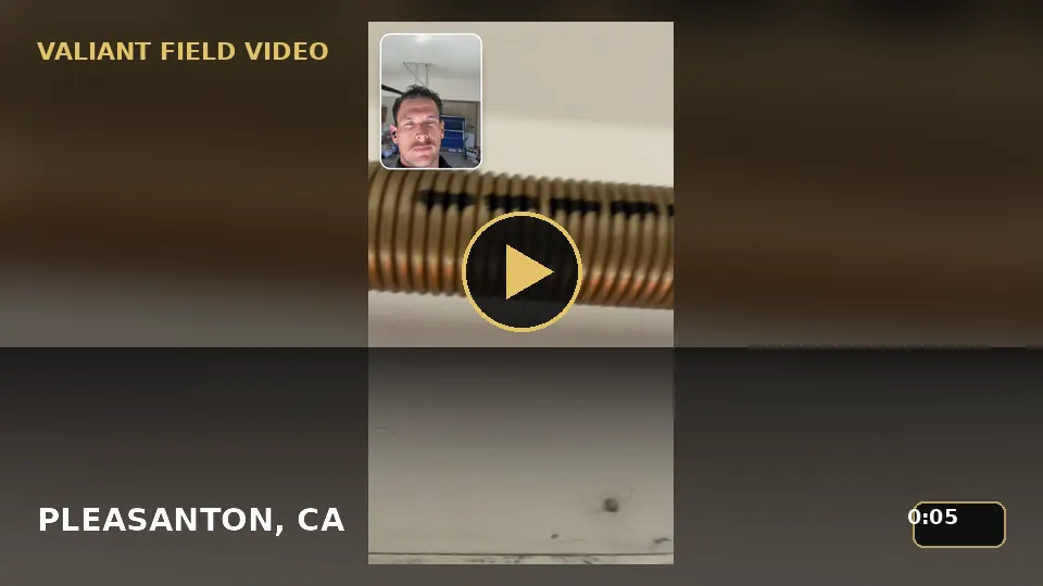 Garage Door Bracket Inspection in Pleasanton, CA video poster