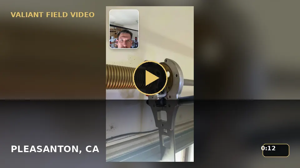 Garage Door Cable and Hardware Inspection in Pleasanton, CA video poster