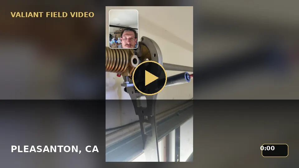 Garage Door End Plate Inspection in Pleasanton, CA video poster