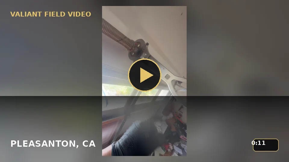 Garage Door Roller Inspection in Pleasanton, CA video poster