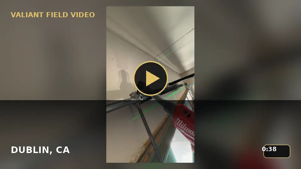 Upper Garage Door Section Inspection in Dublin, CA video poster