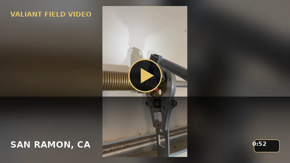 Torsion Spring and Cable Inspection in San Ramon, CA video poster