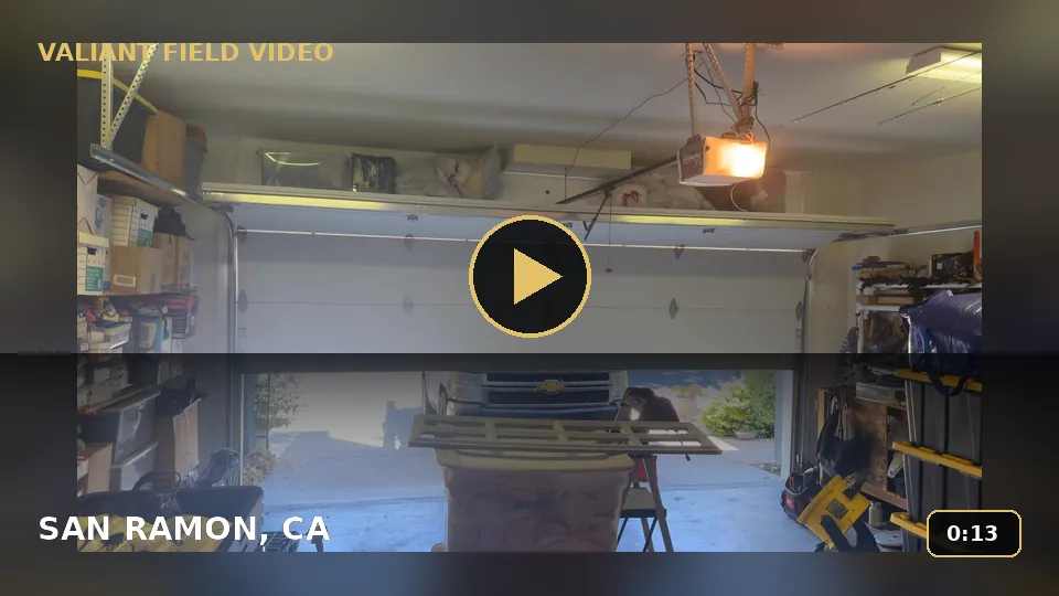 Garage Door Opener and Track Assessment in San Ramon, CA video poster