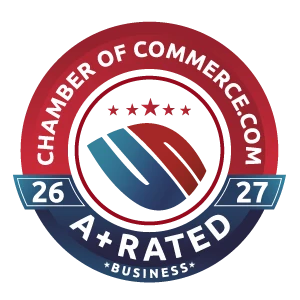 Chamber of Commerce verified business badge for Valiant Garage Door