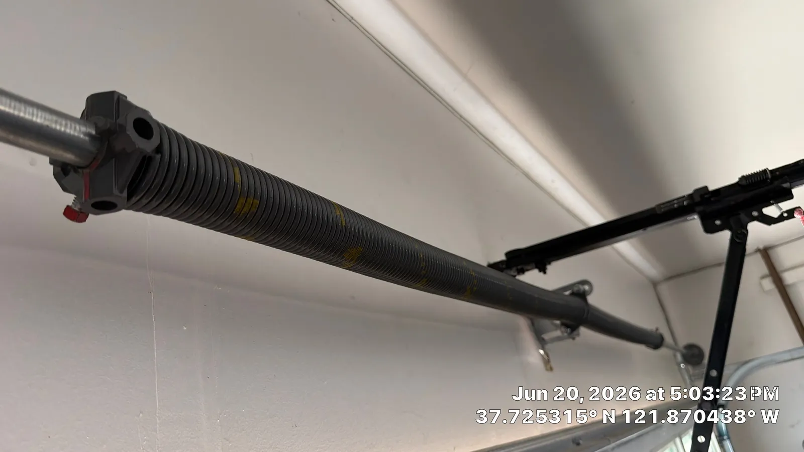 East Dublin garage door torsion spring repair