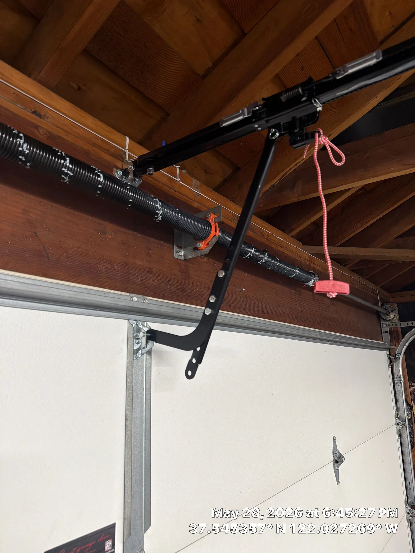 Hayward broken garage door torsion spring repair