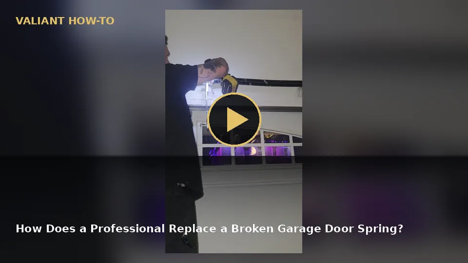How Does a Professional Replace a Broken Garage Door Spring? video poster