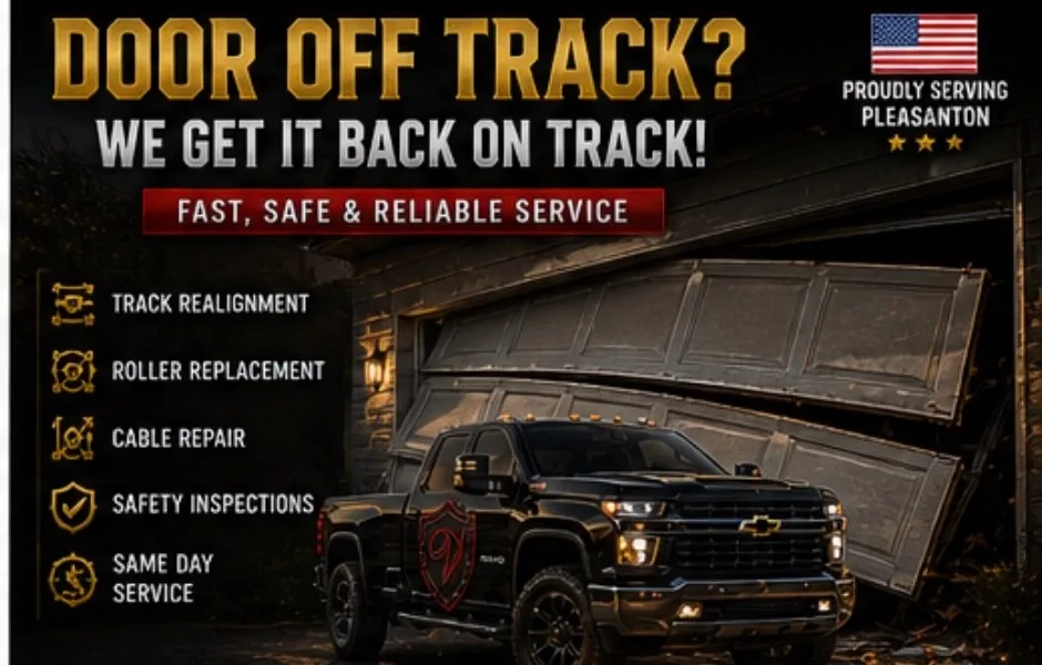 Door off track service - we get it back on track