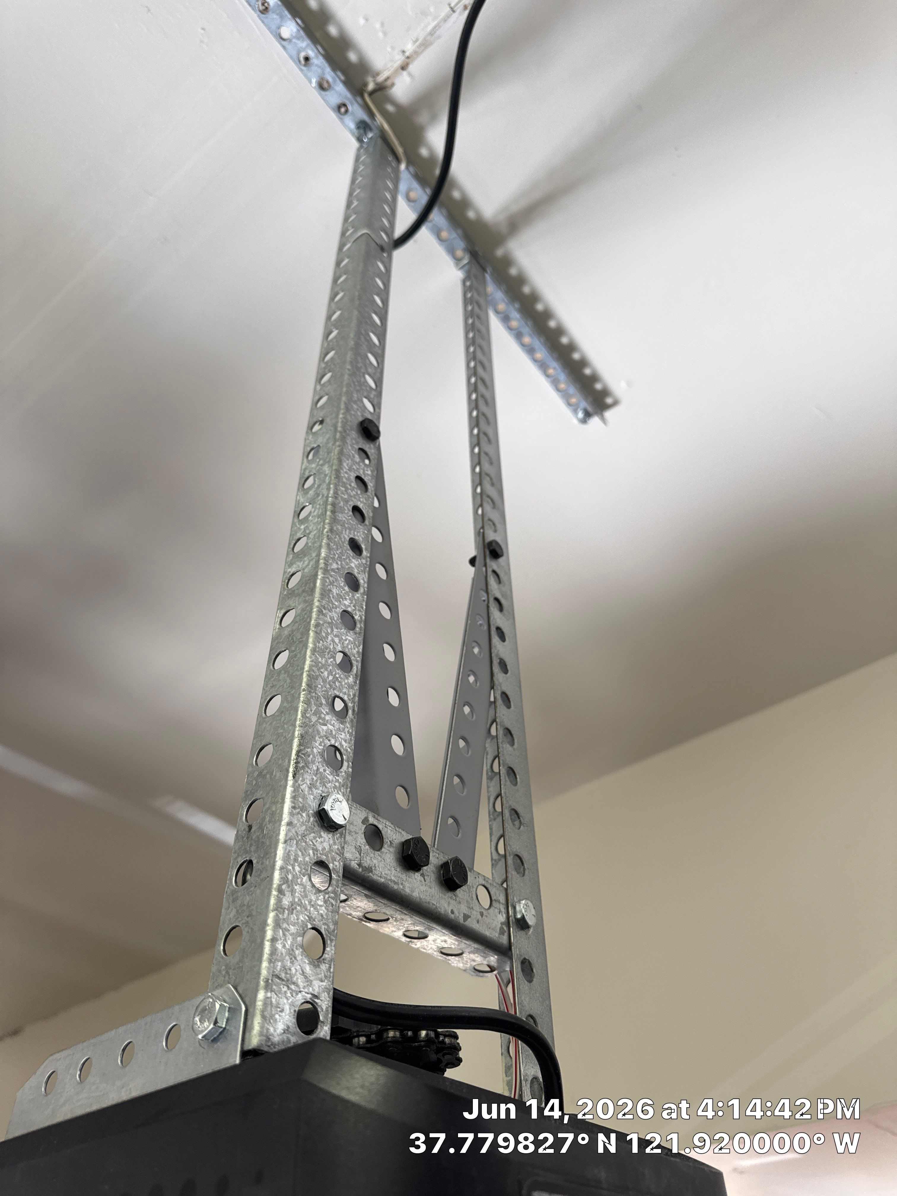Valiant Signature Opener Mount, a custom heavy-duty steel garage door opener bracket