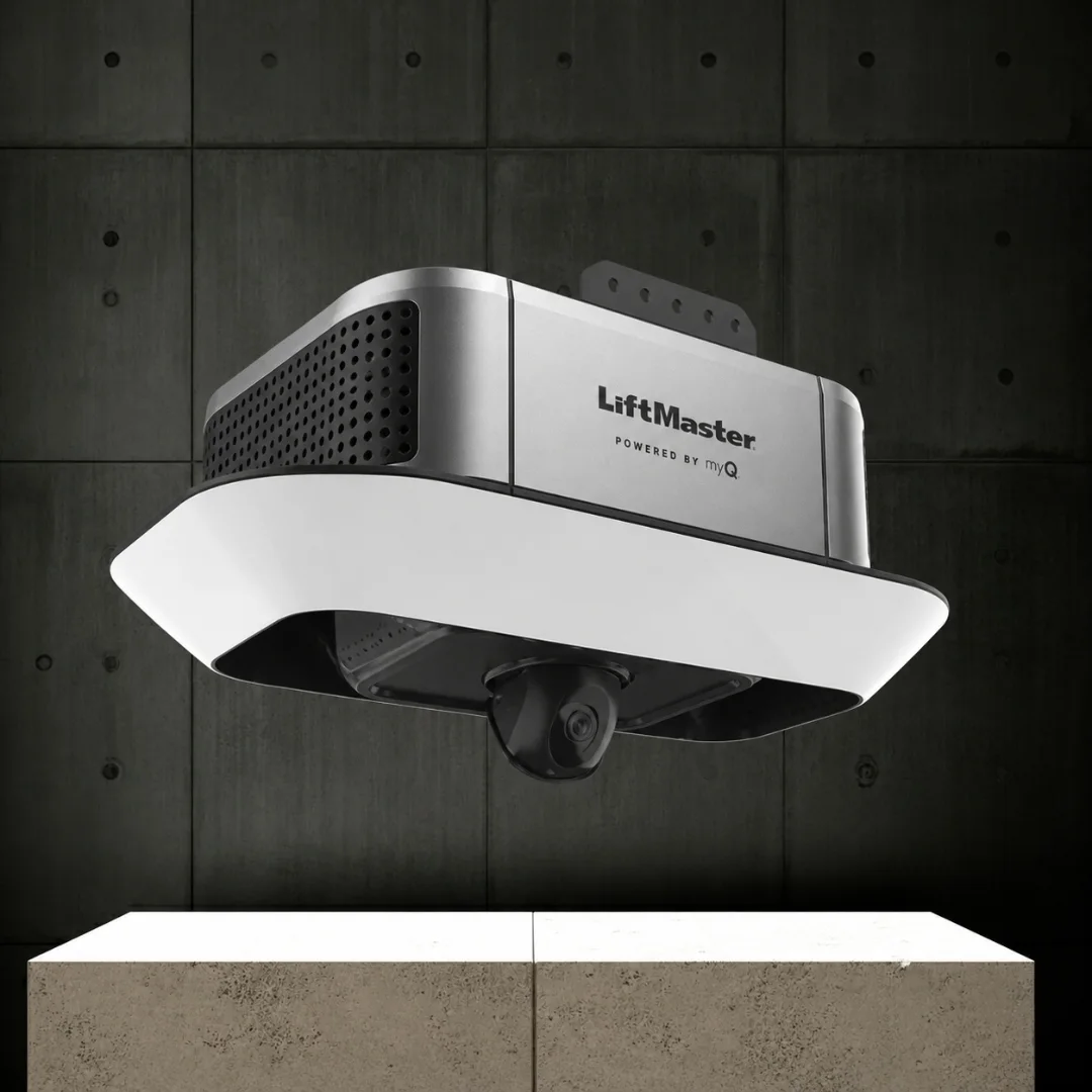 LiftMaster 6580L-7 belt-drive garage door opener in a premium product display