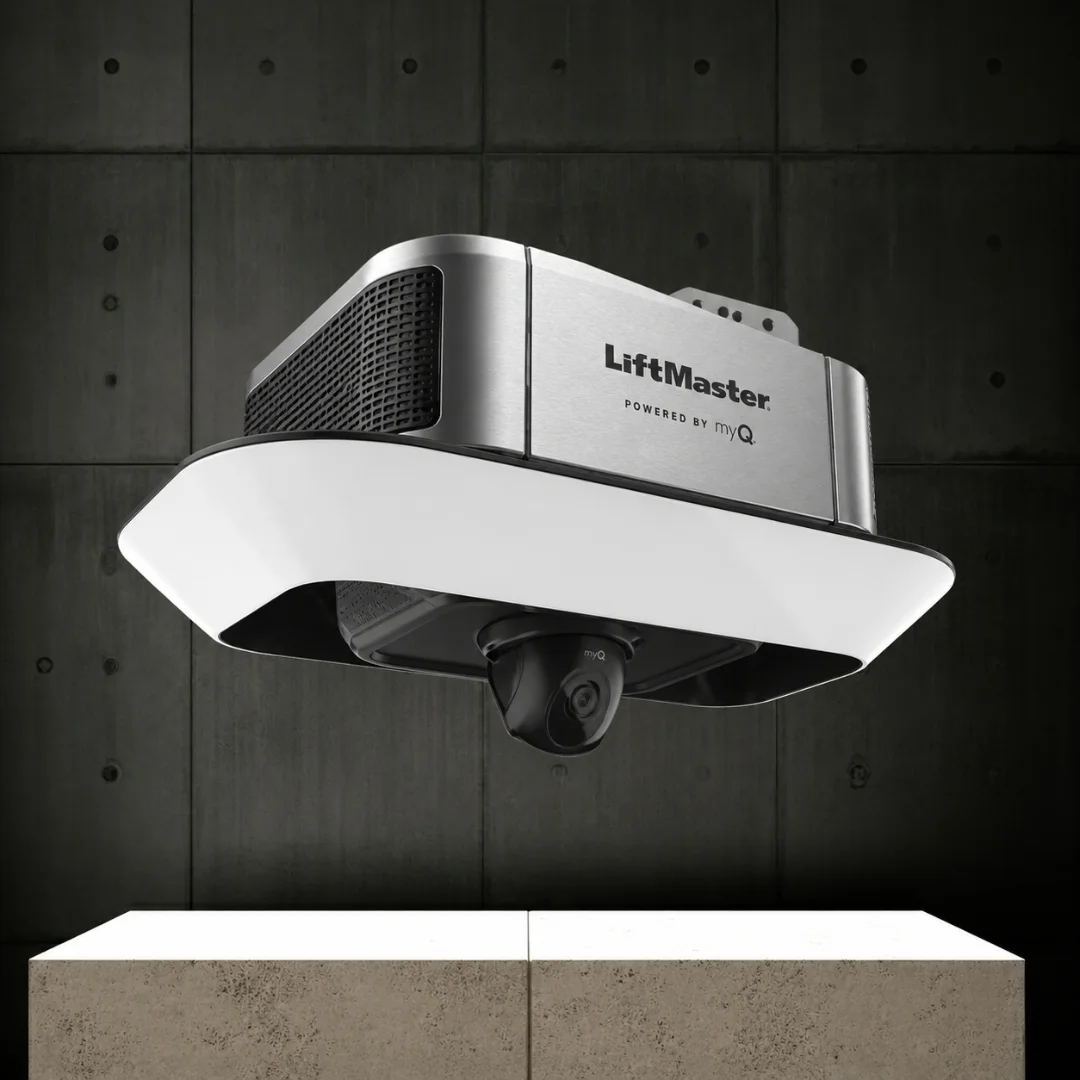 LiftMaster 6690L-7 belt-drive garage door opener with integrated camera and 360-degree LED lighting
