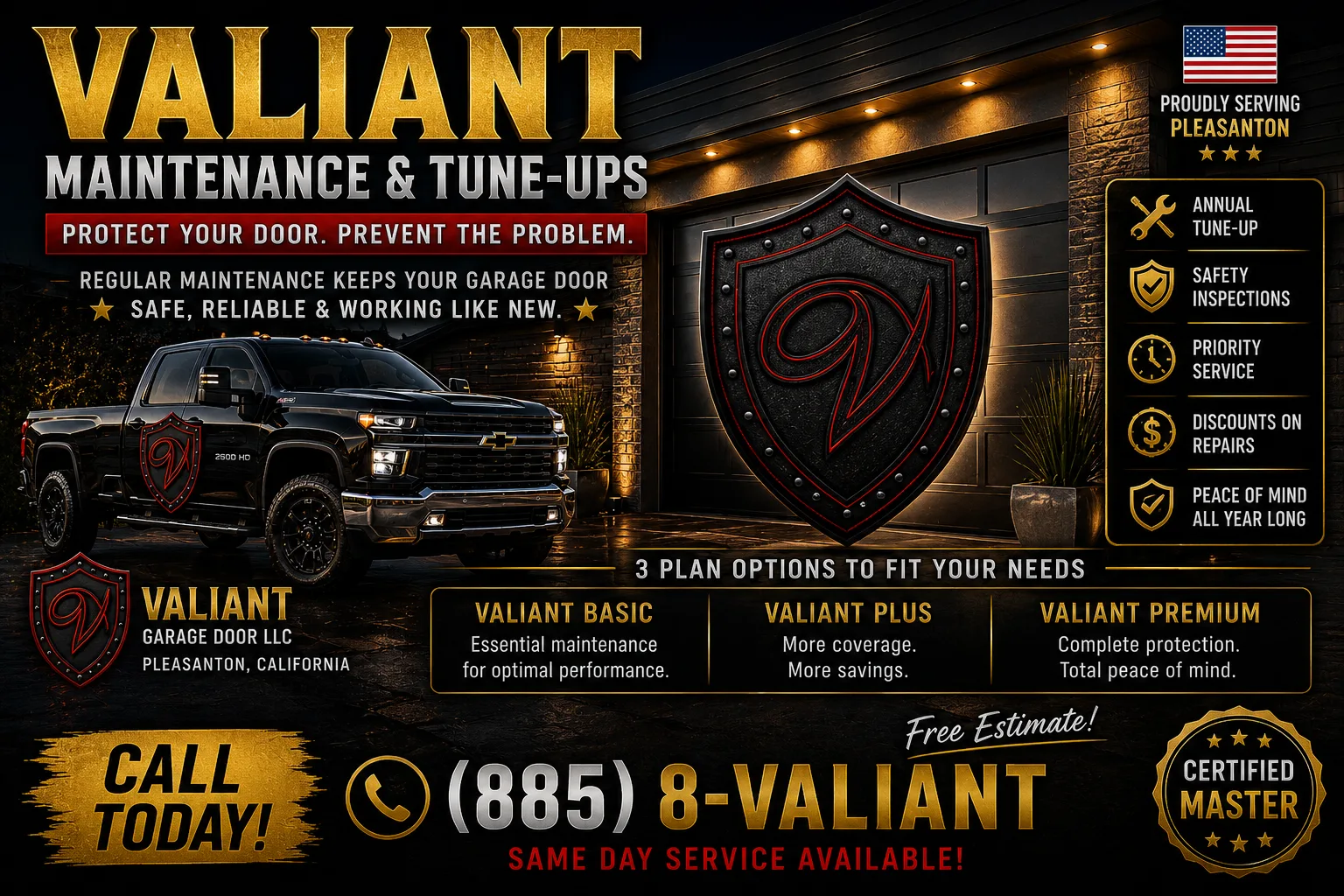 Valiant maintenance and tune-ups service plan